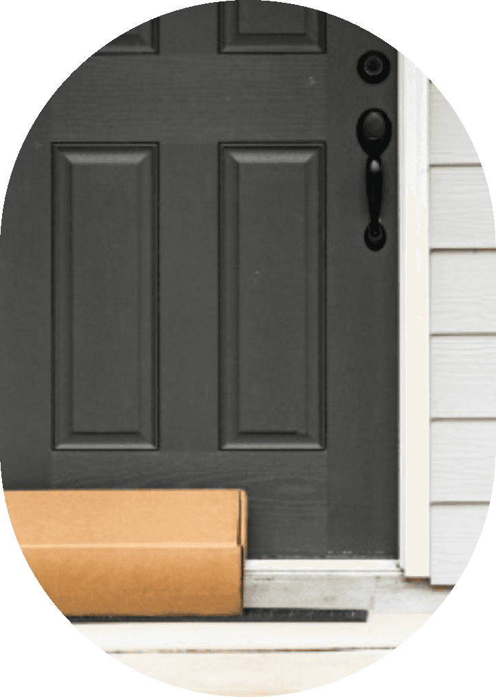 package at door