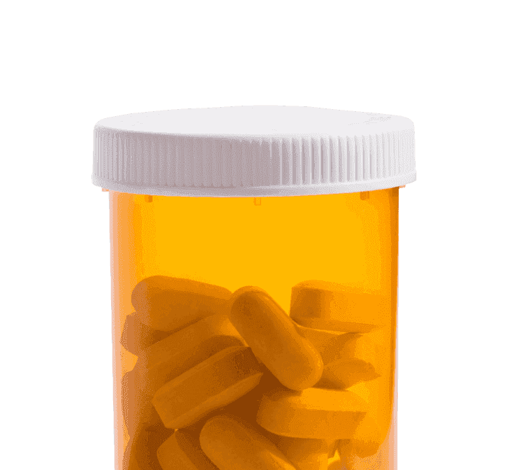Pill bottle closeup